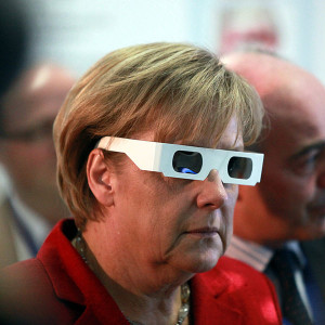 Angela Merkel's euro crisis is back ... in 3D