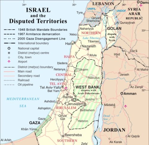 Israel-Palestine-United-Nations-Map